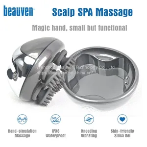 Rechargeable Waterproof Head Scalp Electric Massager Head Massager thumbnail-5