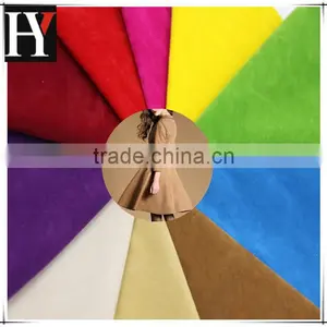 Fashion Girls Dress Fabric Suede Fabric Textile For Cloth High Quality Girls Dress Suede Fabric Suede Textile thumbnail-1