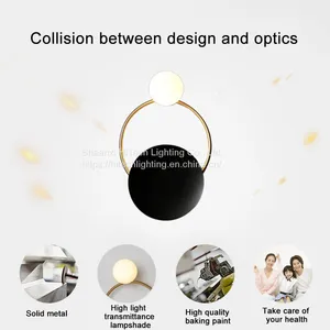 Modern Minimalist Wall Lamps Wam/Cold /3 Colors Lighting For Living Room Bedroom Bedside LED Sconce Aisle Lighting Wall Light thumbnail-2