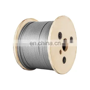 Anti-Corrosion Myanmar Wire Rope 8X19 6*36 Iwsc Stainless Steel Wire Rope thumbnail-1