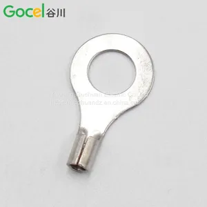 Round Bare End Brass O-shaped Brass Nose Bare End Cold Press Terminal thumbnail-3