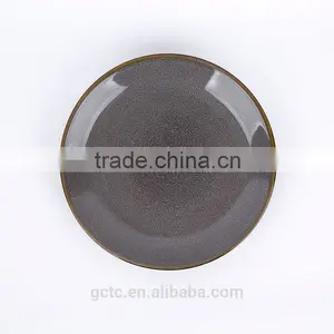 Stoneware 16pcs Dinnerware Set With Gray Reactive Glaze thumbnail-5