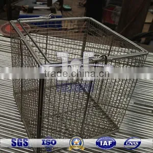 Stainless Steel| Galvanized Welded Wire Mesh Storage Basket thumbnail-1