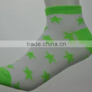Girl Fluo Ankle Socks, Low Cut Socks. thumbnail-2
