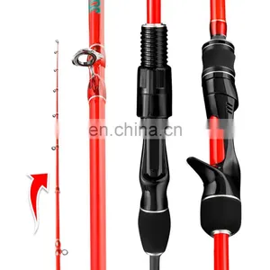 JOHNCOO Light Jigging Rod PE0.8-1.5 Boat Fishing Rod For Cuttlefish 1.68m 1.8m 1.98m Solid Sensitive Tip Snapper Rod thumbnail-1