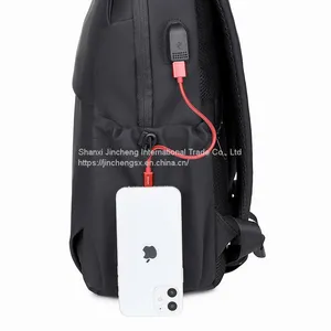 Factory Wholesale Multifunctional USB Large-capacity Business Student Backpack thumbnail-5