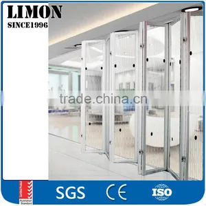 Economic Exterior Insulated Glass Aluminum bi Folding Door Prices thumbnail-1