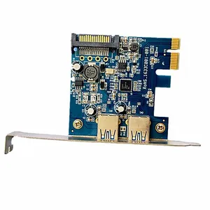 2 Ports PCI-E to USB Type a Expansion Card 5Gbps Converter Adapter Card thumbnail-3