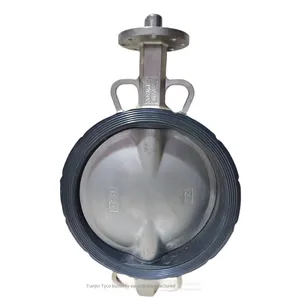 Tyco Butterfly Valves. Advantageous Supply of Various Types of Stainless Steel Valves. Heavy Body Cf8/cf8m/cf3m, Can be Equipped With Flanges thumbnail-1
