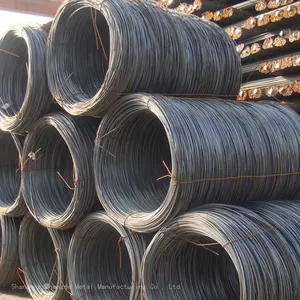 Hot Rolled SAE1010 Q195 Q235 1008 Carbon Steel Wire Rod 5.5mm-8mm thumbnail-1