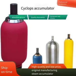 Quality Guaranteed. Large Accumulators Made of Stainless Steel and Carbon Steel, Conforming to National Standards, Bladder Type. Accumulators for Buffering, Pressure Boosting, and Injection Molding. Shengtu Hydraulics thumbnail-3