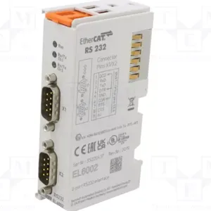 Beckhoff EL6002 EtherCAT Serial Interface Terminal 2-Channel RS232 Communication Module Industrial Automation thumbnail-2