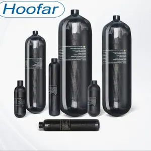 HOT SELLING T700/T800 CARBON FIBER FLASKS /TANKS FOR PCP AIRGUN thumbnail-1