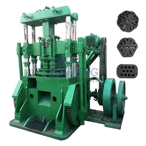 Charcoal Briquette Making Machine Punch Honeycomb Charcoal Press Machine EPC thumbnail-1