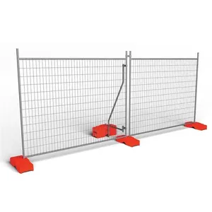 Temporary Galvanized Movable Fence Panels / Link Sections of Fence for the United States thumbnail-4