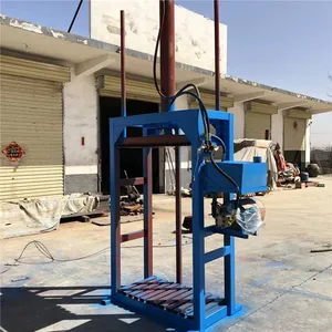 Vertical Stone Cage Net Compression Hydraulic Press, Gabion Net Packing Machine, Enlarged-size Wire Mesh Bundling Machine thumbnail-4