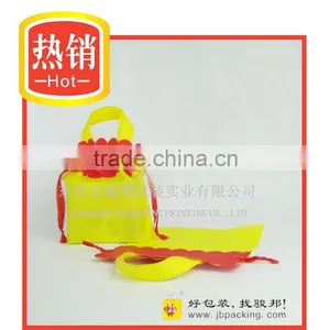JUNBNAG Hot Sell Cheap Factory Drawstring Lamination Non-woven Gift Bag thumbnail-1