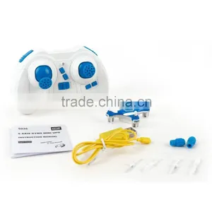 2015 New Arrive 2.4G 4 CH 6-Axis Gyro Mini rc Quadcopter With Led Light RC UFO VS CX-10 thumbnail-3