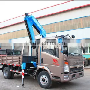 Howo 4*2 10T Ton Truck Mounted Crane for Sale SQ200ZB4 thumbnail-1