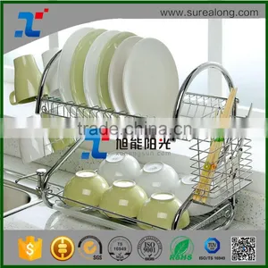 2016 High Quality Kitchen Storage Useful Plate Kitchen Rack Stainless Stainless Steel Kitchen Utensil Rack High Quality for Dish thumbnail-1