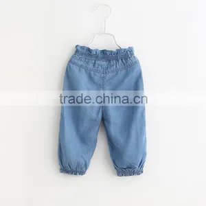 Girls Jeans 2016 Spring New Style Leveret The Embroidey Closed Foot Trousers Children's Pants thumbnail-5