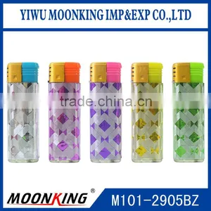 Yiwu Wholesale Piezo Lighter Plastic Material Windproof Lighter With Custom Picture thumbnail-1
