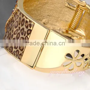 Big Design Fake Gold Dream Hope Love Pure Copper Magnetic Bracelet thumbnail-5