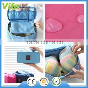 Women Girl Travel Cosmetic Makeup Toiletry Wash Storage Case Underwear Bra Lingerie Bag Organizer thumbnail-2