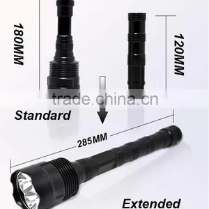 (160358) OEM/ODM Aluminum 18650 Battery Rechargeable High Power Led Flashlight thumbnail-3