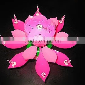 Lotus Music Candle thumbnail-1