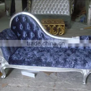 Luxury Royalty Solid Wood Handcraft Chaise Lounge A001 thumbnail-1