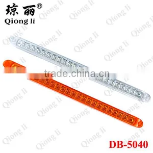 23 LEDs Amber PC Lens PC Housing LED Brake Light Bar Led Waterproof Lights thumbnail-1