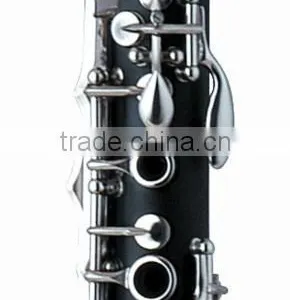 High Grace Hard Rubber Clarinet Nickel Palted Keys White Copper Keys thumbnail-2