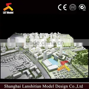 1:2000 Scale City Plan Model for Real Estate Display thumbnail-1