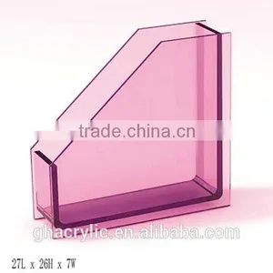 GH-RZ597 High-end and High Grade Custom Promotion Retail Acrylic Magazine Rack,customized Acrylic Magazine Rack thumbnail-5