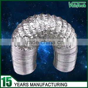 60~500mm Hvac Ducting Fire Resistant Aluminum Foil Flexible Duct Machine thumbnail-4