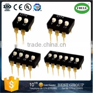 DIL-06 Smd Dip Switch 6 Pin 1.27mm SMD DIP Switch Setting Dip Switch (FBELE) thumbnail-1
