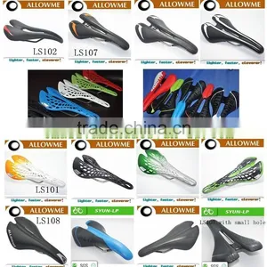 Syun-lp Bycicle Accessories Factory Customize 155mm 143mm 130mm Carbon Bicycle Saddle thumbnail-1