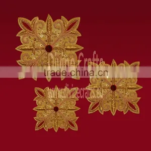 Handmade Cross Set of Tirtiri Gold thumbnail-1