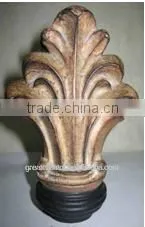 High Quality Curtain Rods With Palmtree Leaf Curtain Finials thumbnail-1