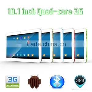 10.1 Inch Quad Core 3G Calling Dual SIM Android Tablet Computer With Bluetooth and Wifi GPS thumbnail-1