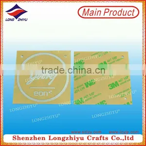High Quality Custom Adhesive Metal Label Metal Label Custom for Bags thumbnail-1