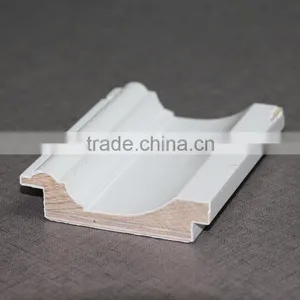 White Primed Solid Wood Profile for Building thumbnail-1