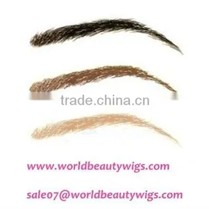 Hand-tied Real Looking Human Hair Fake Eyebrows thumbnail-1