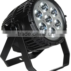 Best Selling Die Cast Aluminum CE Led Par Light 7x10w RGBW 4 in 1 Mini Outdoor Waterproof IP65 Lamp Led Par Can Light thumbnail-1