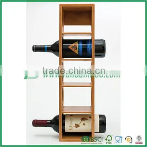 2015 New Design Promotional Wine Shelf High Quality Bamboo thumbnail-5