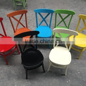 Caffe Chair Bentwood Chair Wood Tuscan Chair Cross Back Chair thumbnail-1