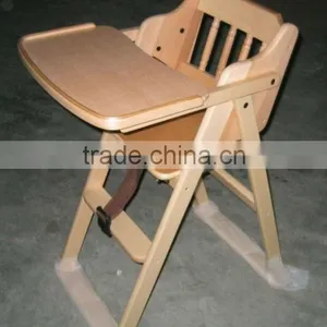 XN-LINK-C05 Wooden Baby High Chair thumbnail-1