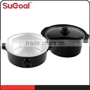 Stainless Steel Outer Body Glass Lid Slow Cooker HP-RSC-150 thumbnail-2