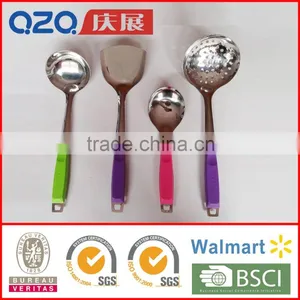 Best Selling Stainless Steel Soup Ladle With Plastic Handle thumbnail-5